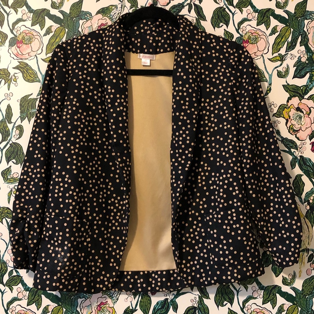 Polka Dot Blazer